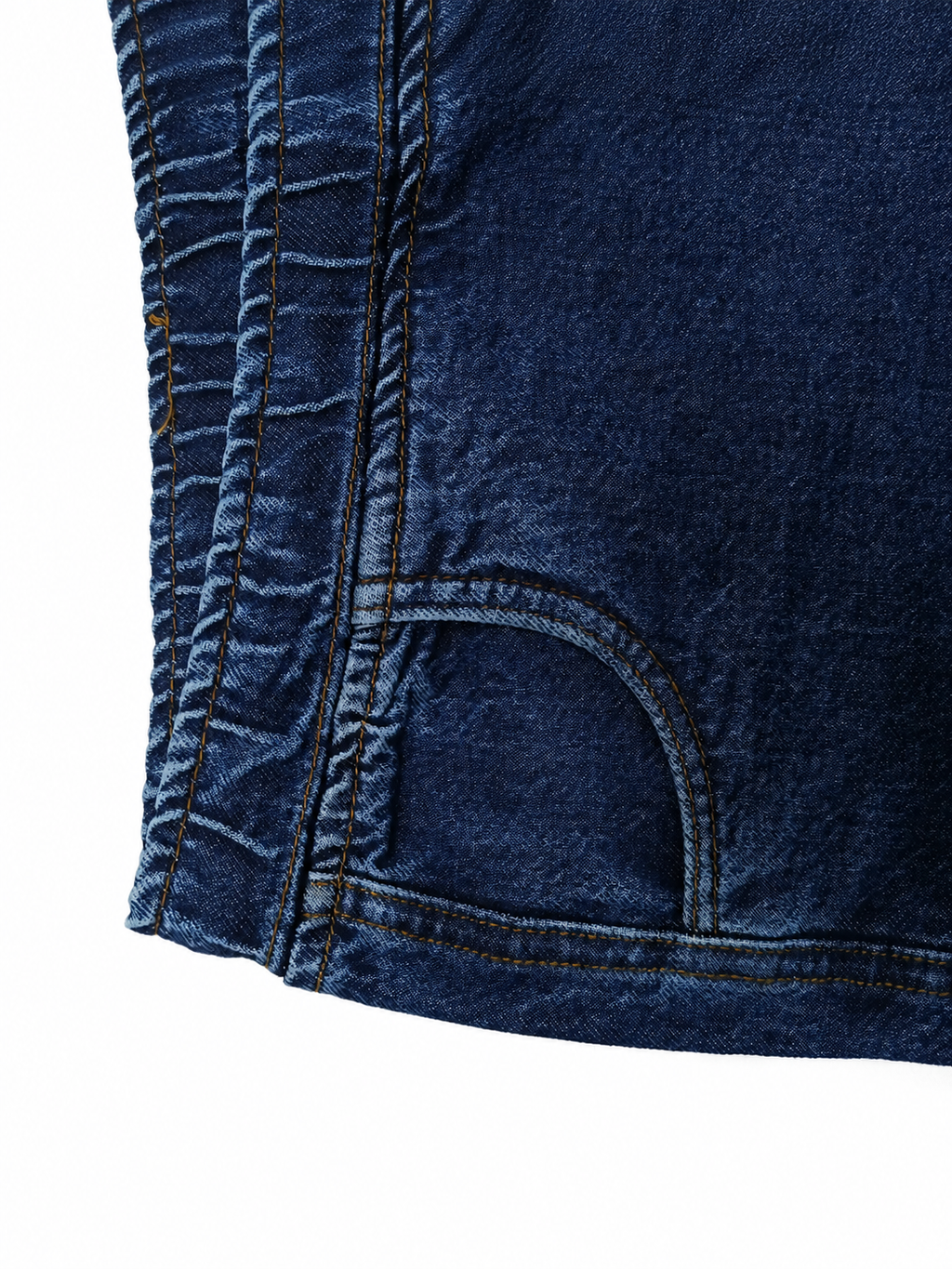 Men’s Denim Shorts Medium – Dark Blue Casual Fit