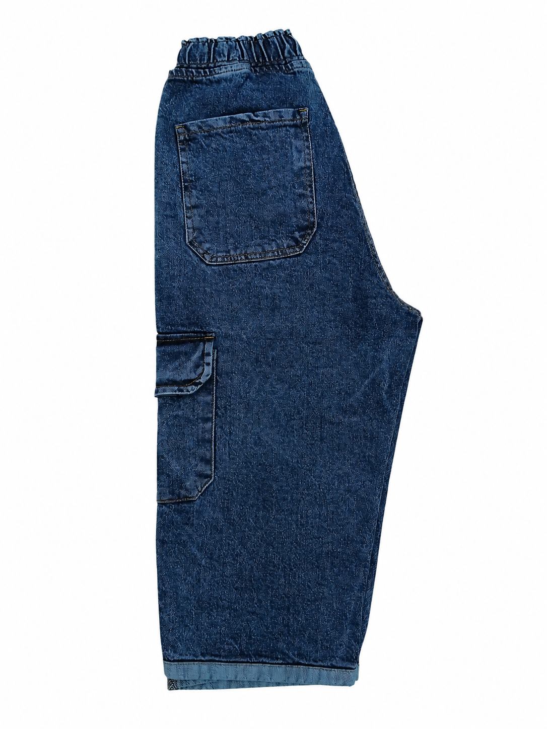 Men’s Denim Shorts – Navy Blue Casual Fit
