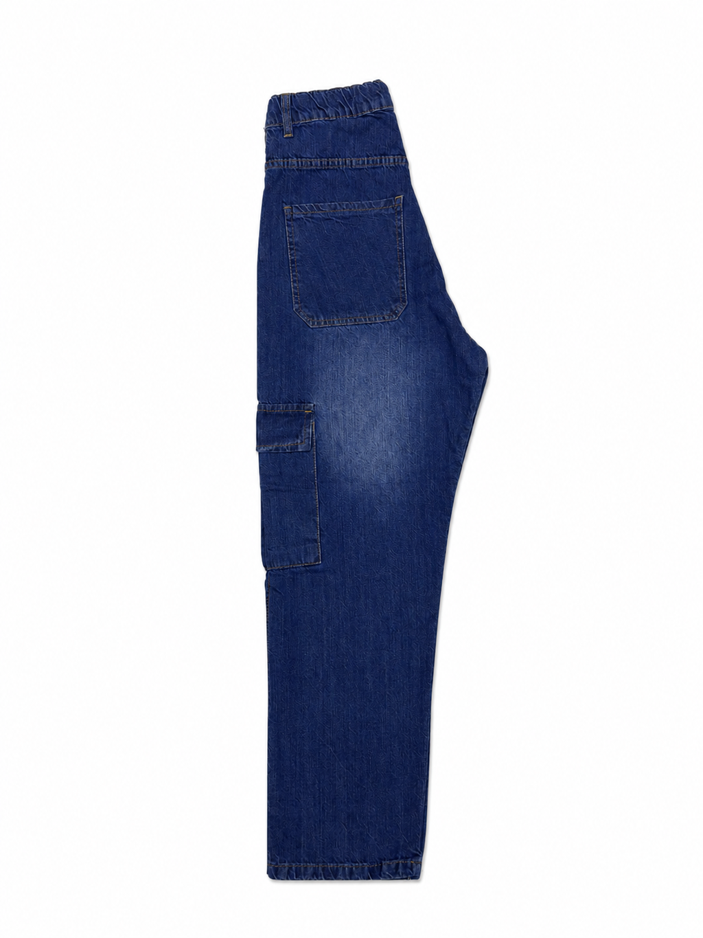 Men’s Baggy Jeans – Medium Blue Relaxed Fit Denim