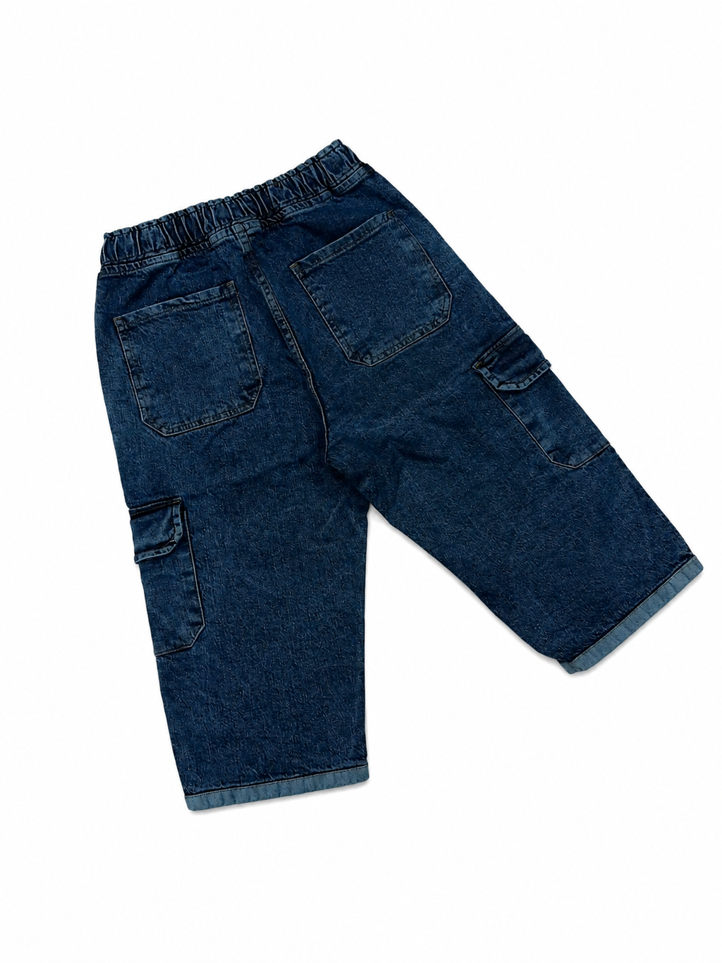 Men’s Denim Shorts – Navy Blue Casual Fit