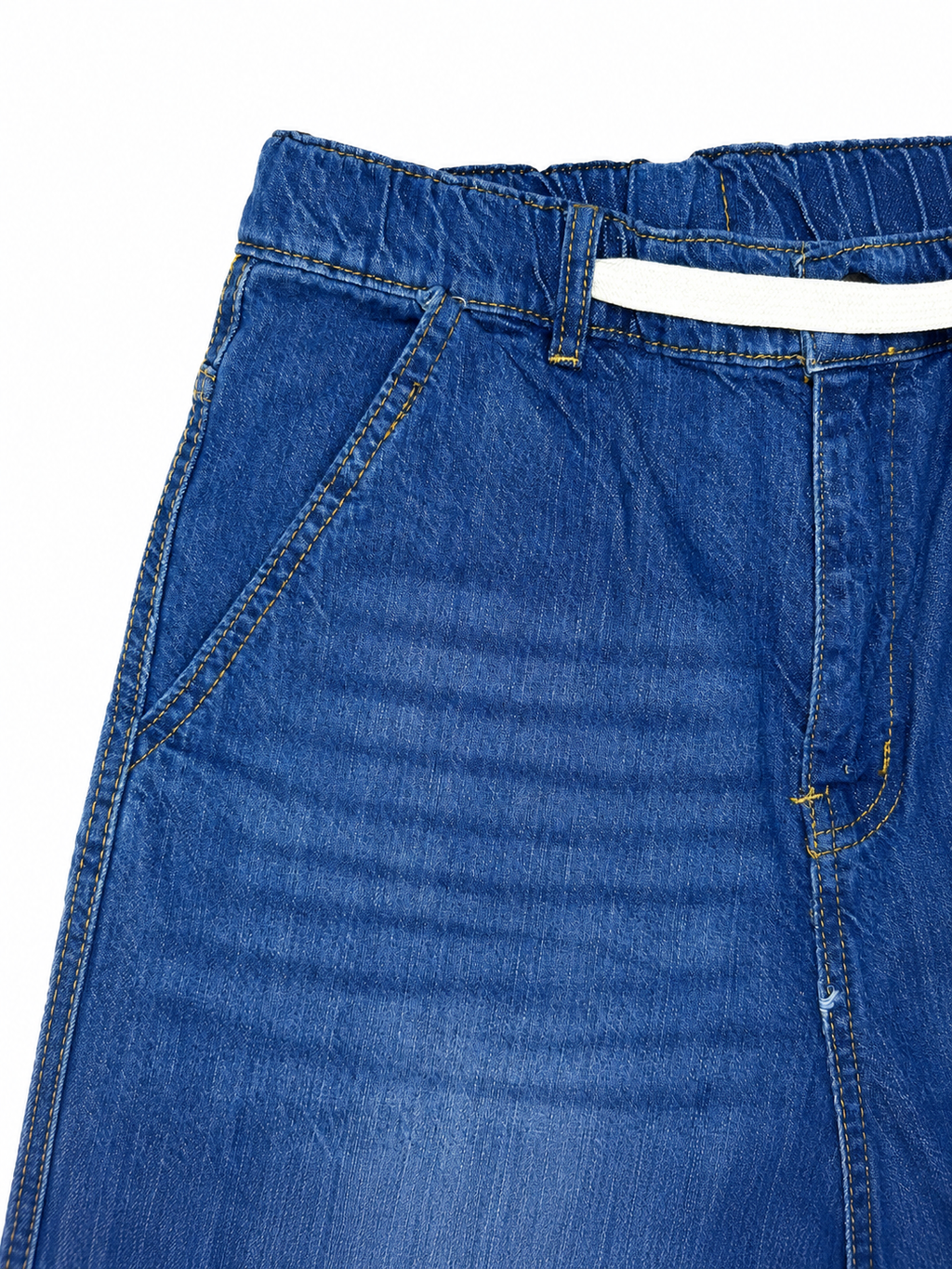 Men’s Baggy Jeans – Medium Blue Relaxed Fit Denim