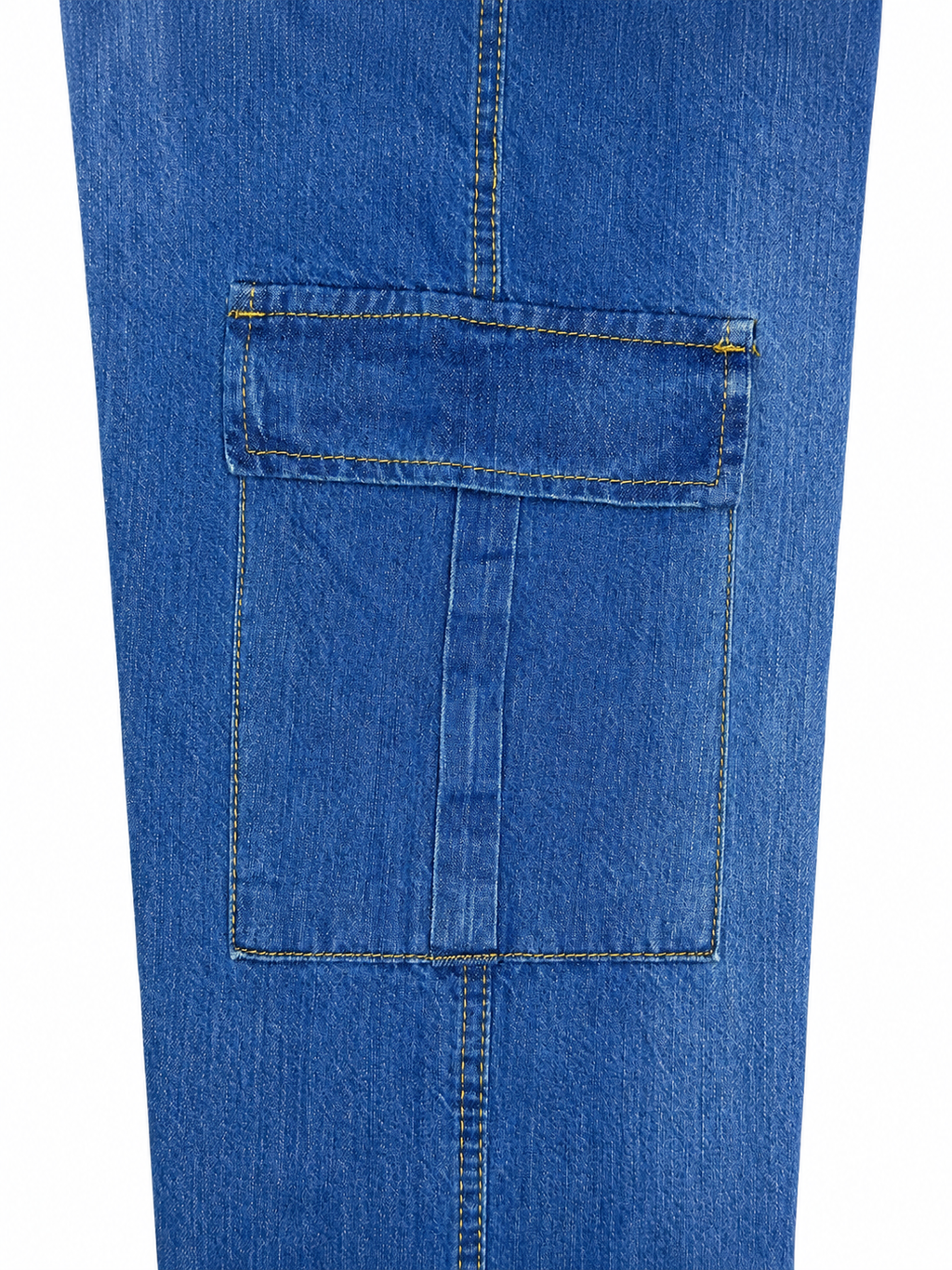 Men’s Baggy Jeans – Medium Blue Relaxed Fit Denim