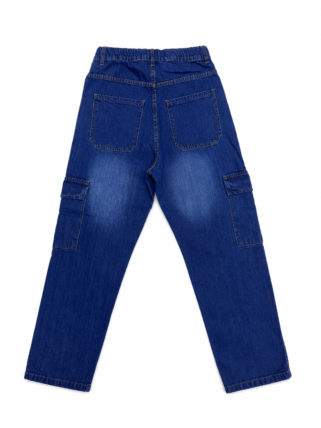 Men’s Baggy Jeans – Medium Blue Relaxed Fit Denim