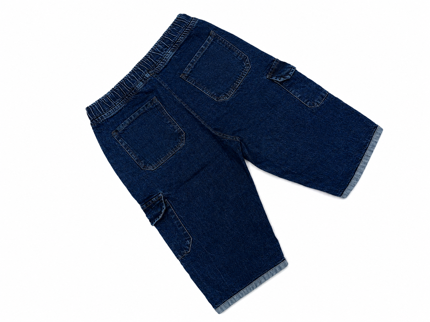 Men’s Denim Shorts Medium – Dark Blue Casual Fit