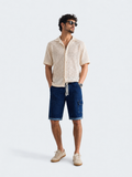 Men’s Denim Shorts Medium – Dark Blue Casual Fit