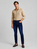 Men’s Ankle Fit Jeans – Dark Blue Denim