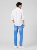 Men’s Ankle Fit Jeans – Mid Blue Denim