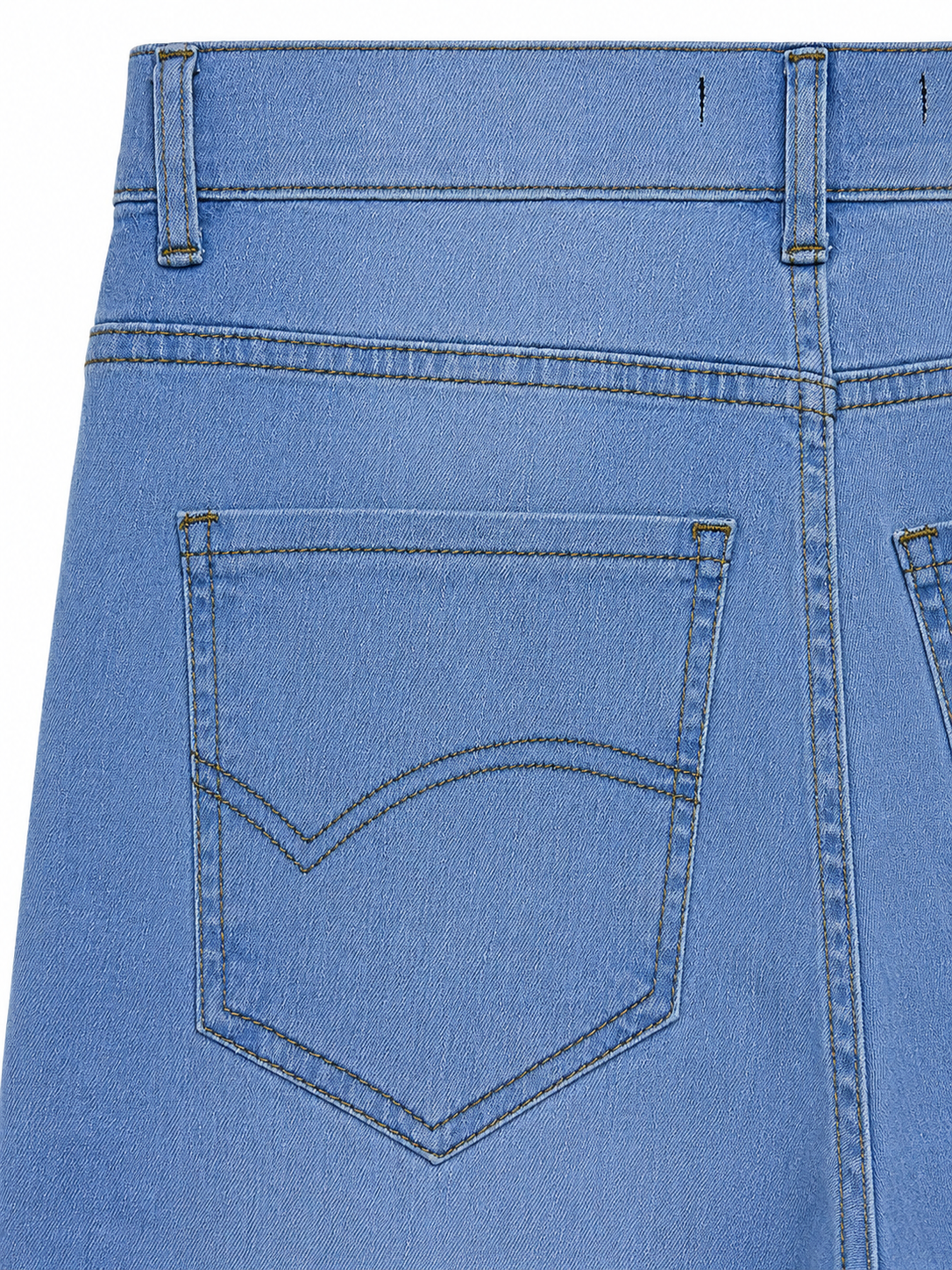Men’s Ankle Fit Jeans – Mid Blue Denim