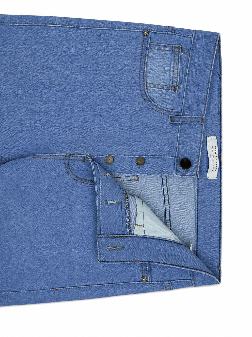 Men’s Ankle Fit Jeans – Mid Blue Denim