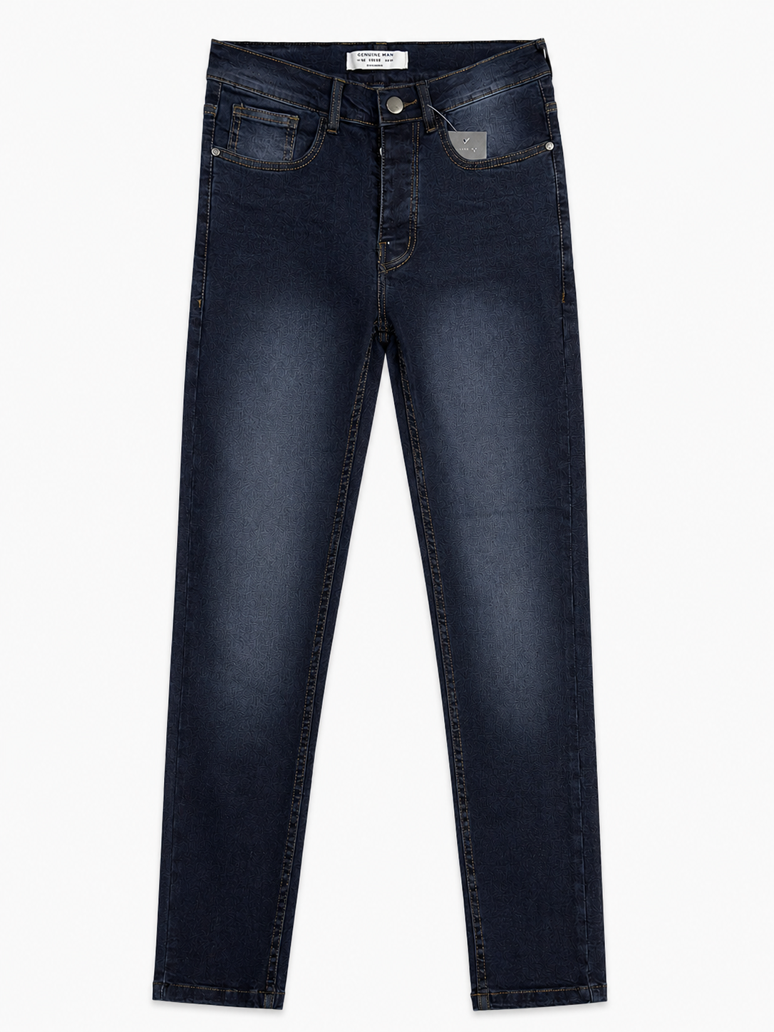 Men’s Ankle Fit Jeans – Charcoal Grey Denim